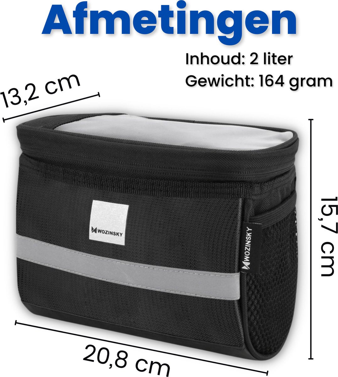 Fietstas Stuur met Telefoonhouder - Waterdicht - Afneembaar