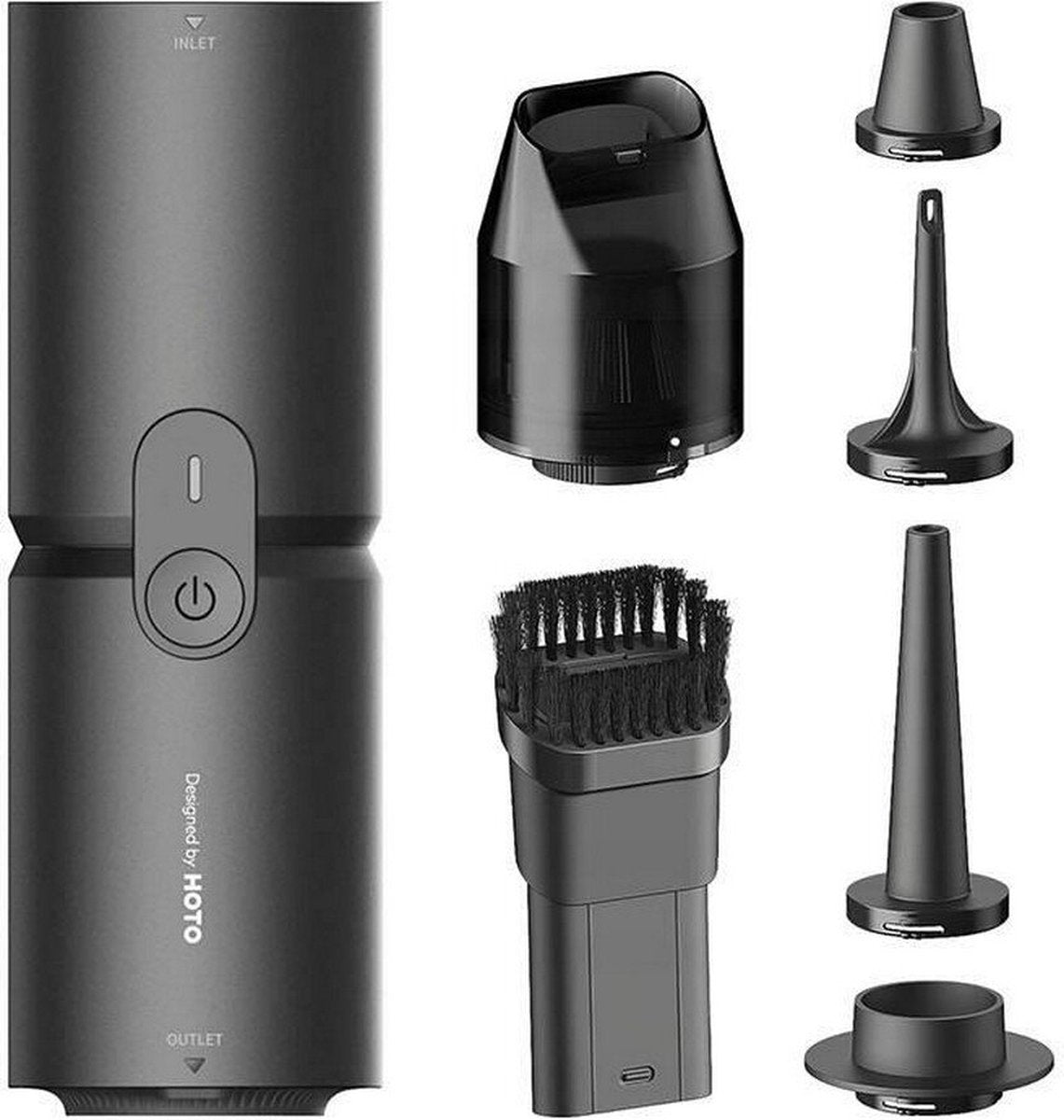 Pro Handheld vacuum cleaner with compressor