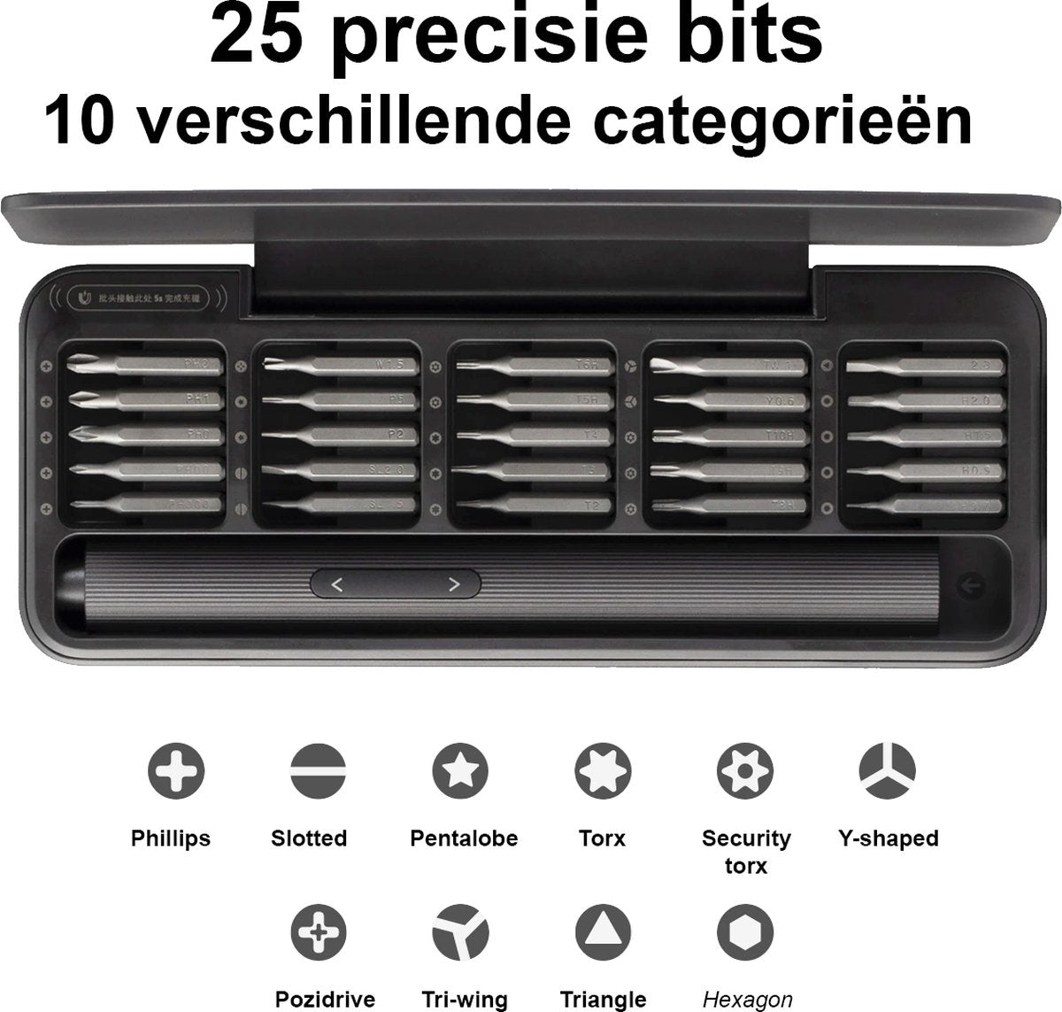 Pro - Elektrische Schroevendraaier Set