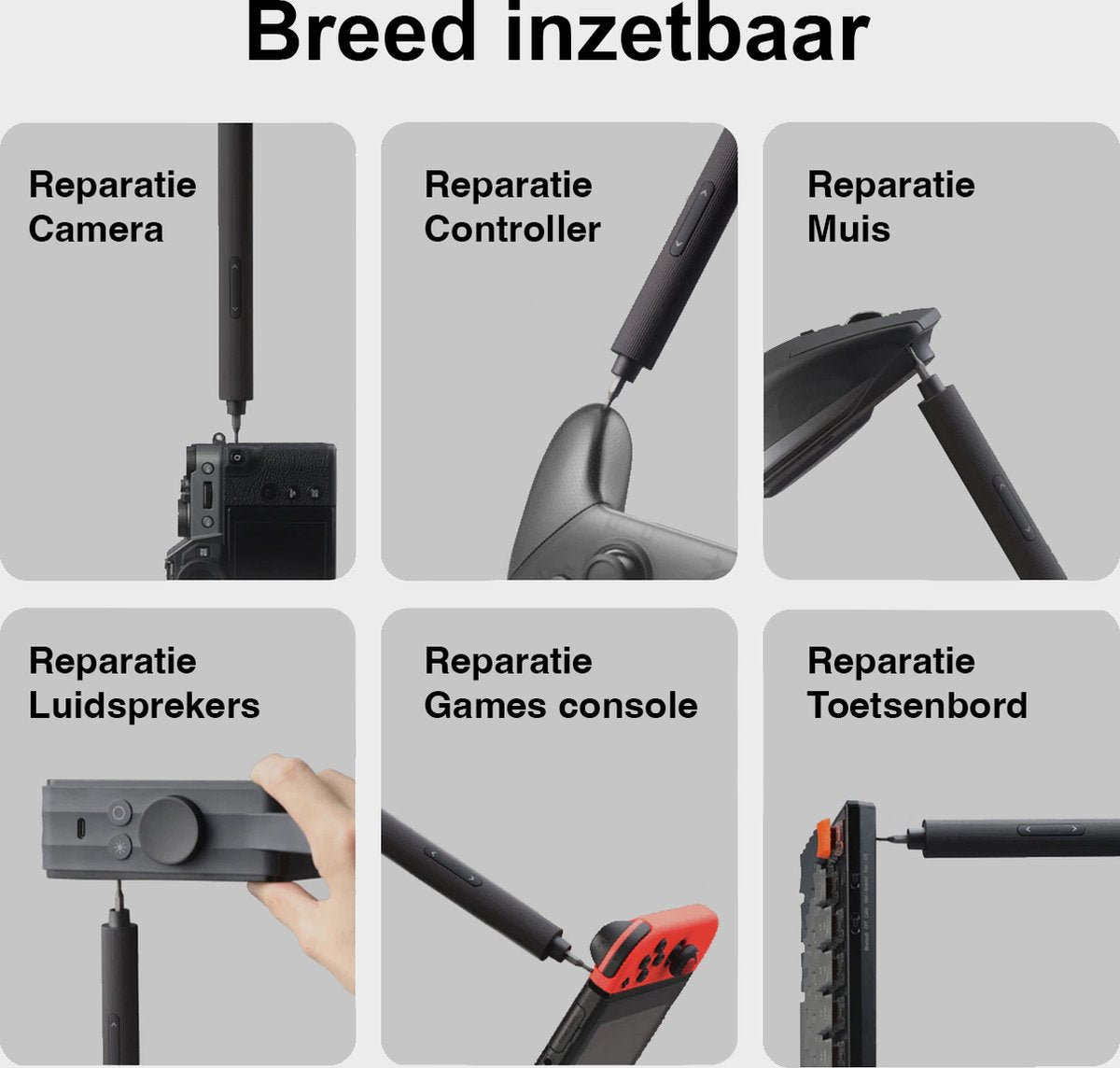 Pro - Elektrische Schroevendraaier Set
