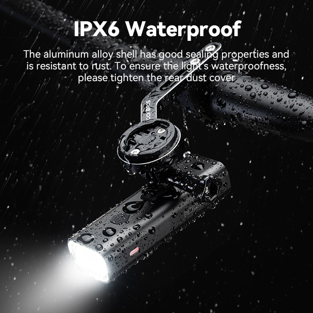 LED Voorlamp - Fietslamp - 1000 Lumen - Oplaadbaar - IPX6 Waterdicht
