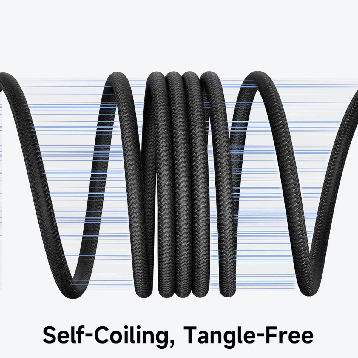 2in1 Magnetisch USB C naar USB C Kabel - Snellader 100W - 1.5 Meter