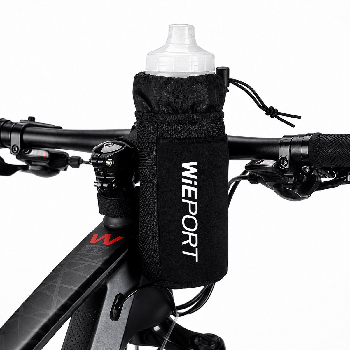 Wieport Bike Bottle Holder Handlebar - Universal with Velcro