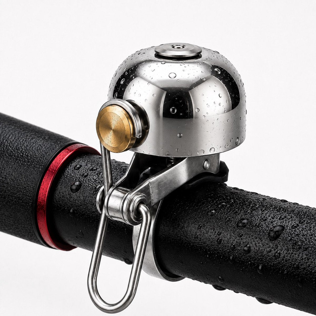 Wieport Fietsbel Vintage / Classic – Aluminium & RVS – Universele Montage 22-32 mm – Zilver
