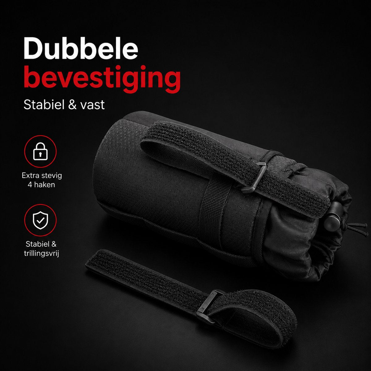 Wieport Bike Bottle Holder Handlebar - Universal with Velcro