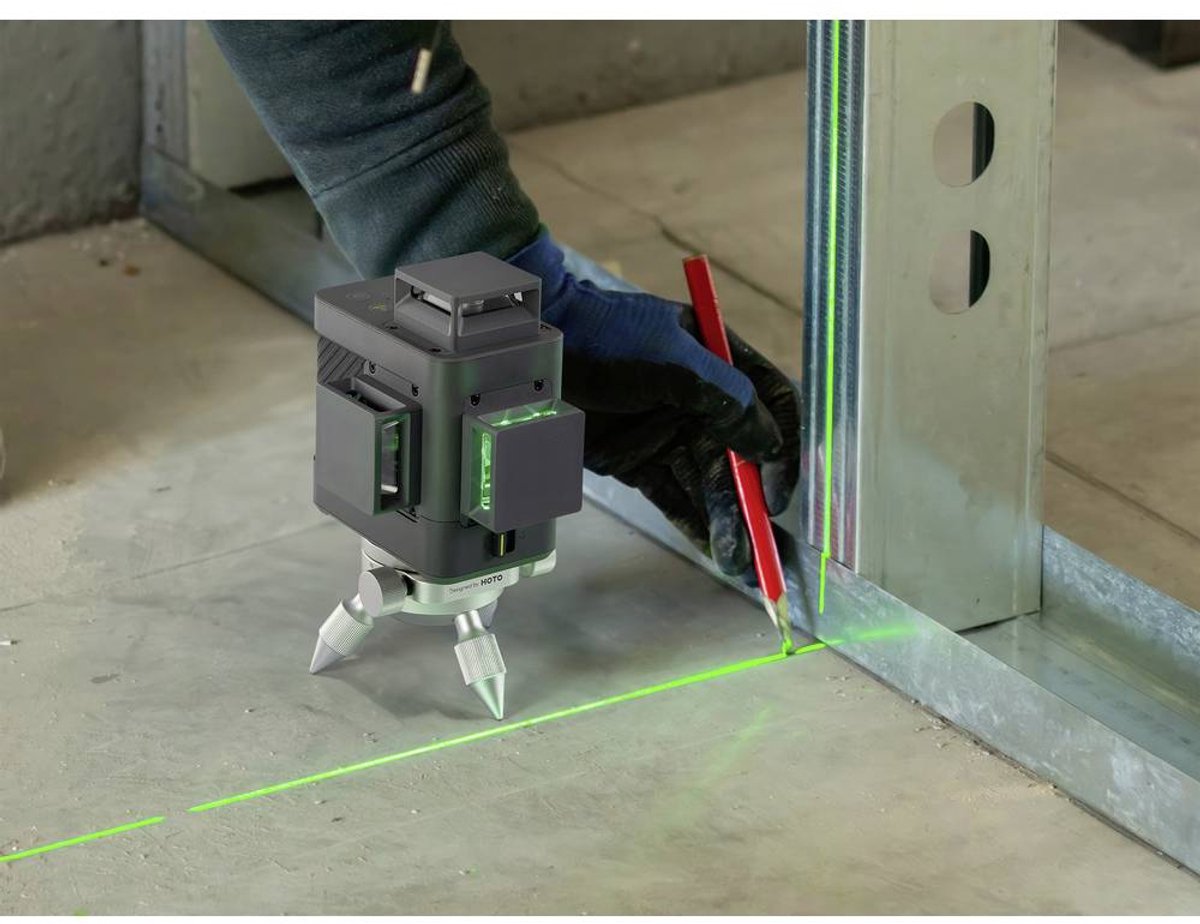 Pro 3x360 Cross Line Laser - Self-Leveling