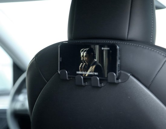 Wieport Car Seat Gap Organizer for Tesla Model Y Juniper (2024+) - Black