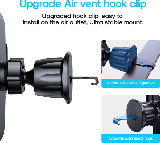 Joyroom - Telefoonhouder Auto Ventilatierooster - 360° Roterend - Zwart