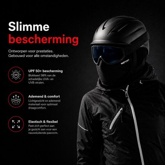 Wieport Balaclava - Multifunctional Ski Mask and Neck Warmer