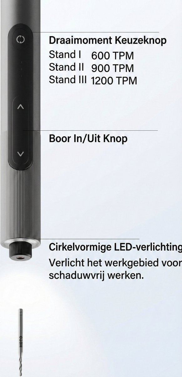 SNAPBLOQ - Draadloze Mini Precisie Boormachine Set