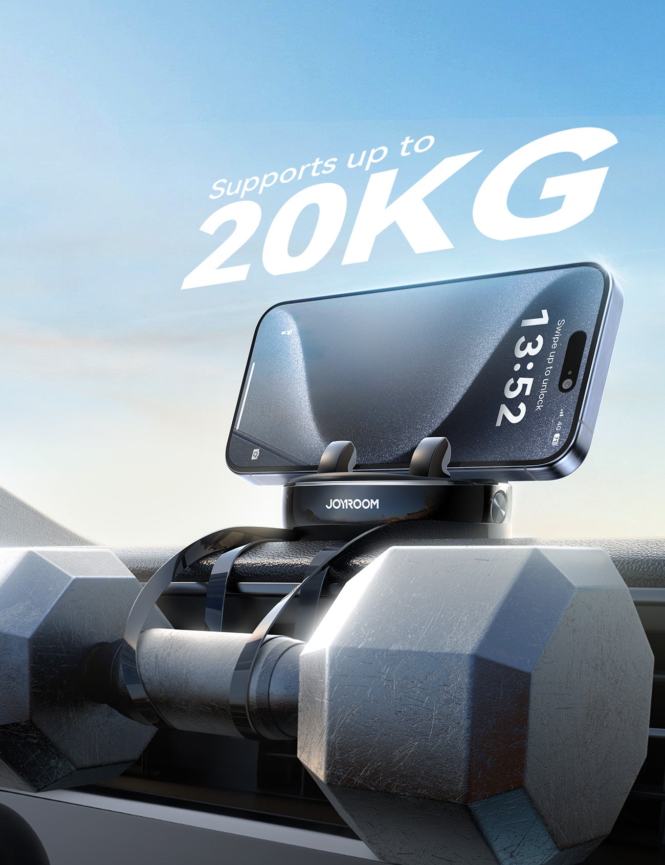 Dashboard Phone Holder 360 degrees turnable
