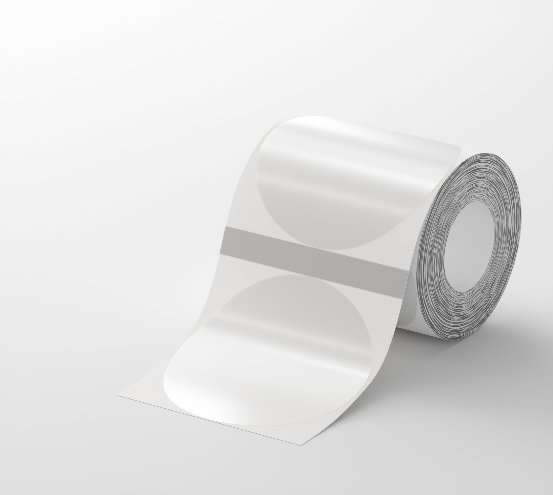 Labels - 50x50mm - Round + Transparent