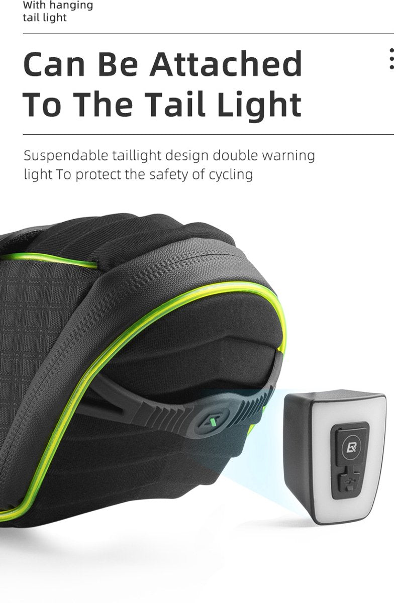 Fahrradsatteltasche - Mit LED