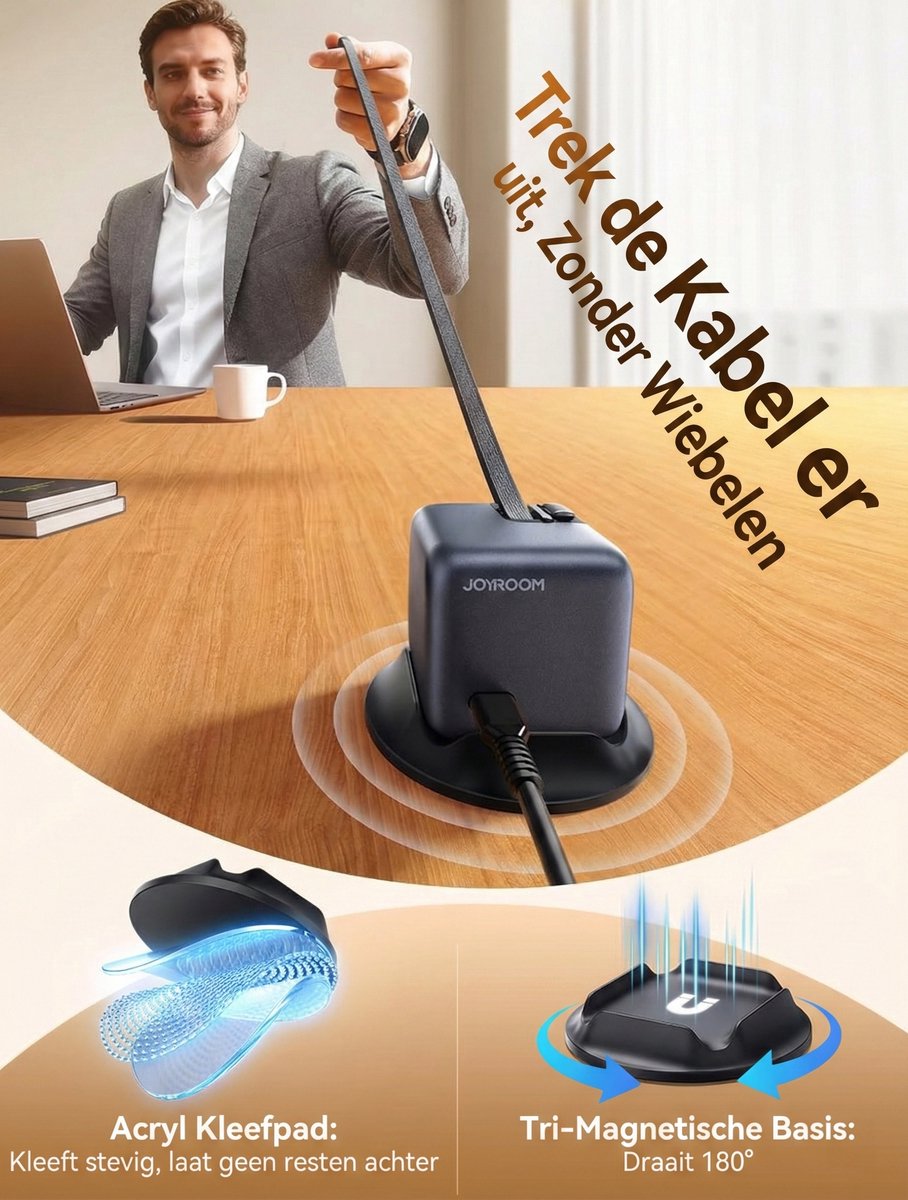 5-in-1 fast charging station 140W with 0.8M USB-C cable