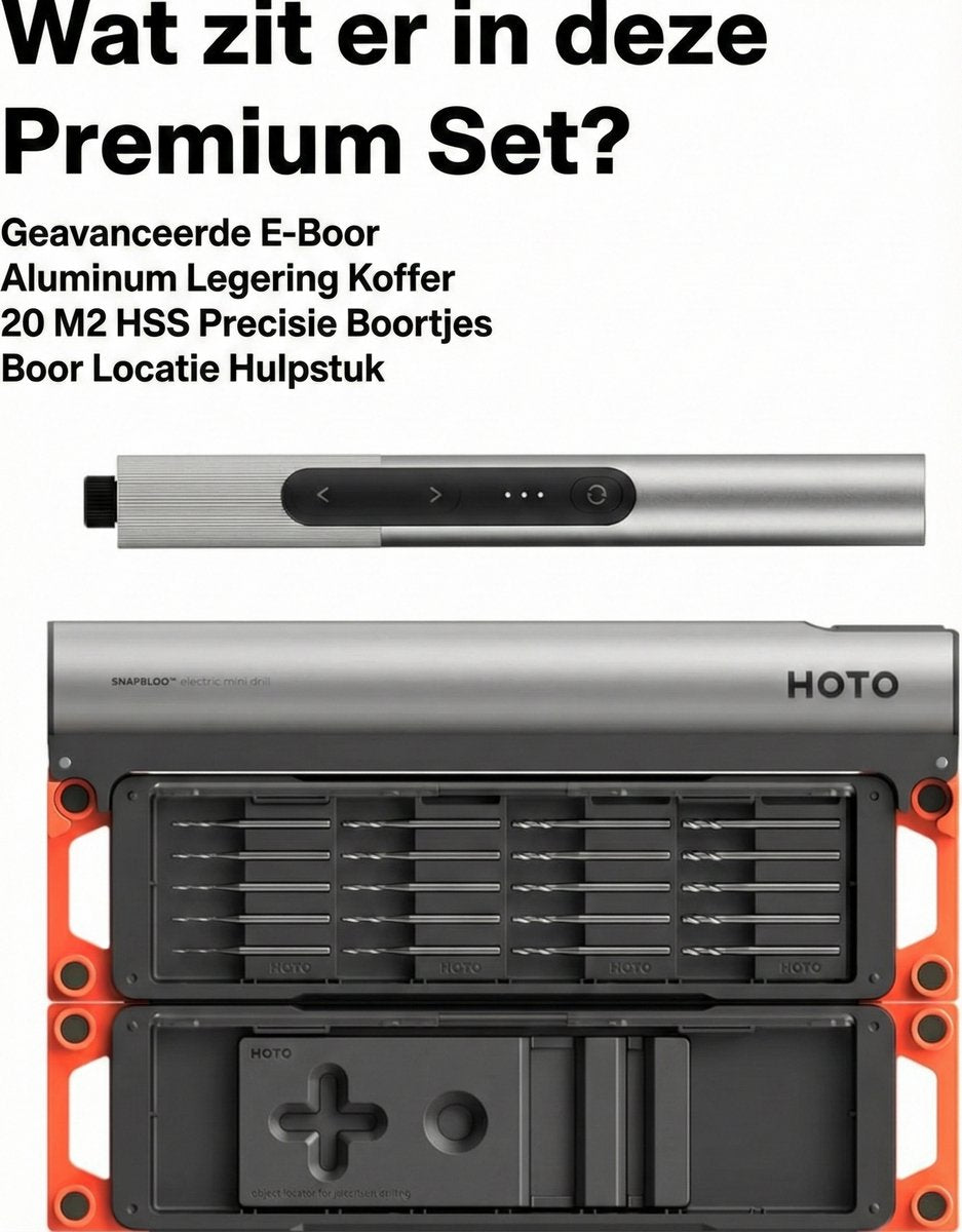 SNAPBLOQ - Draadloze Mini Precisie Boormachine Set