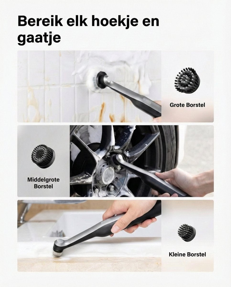 Cordless Spin Scrubber - Wand