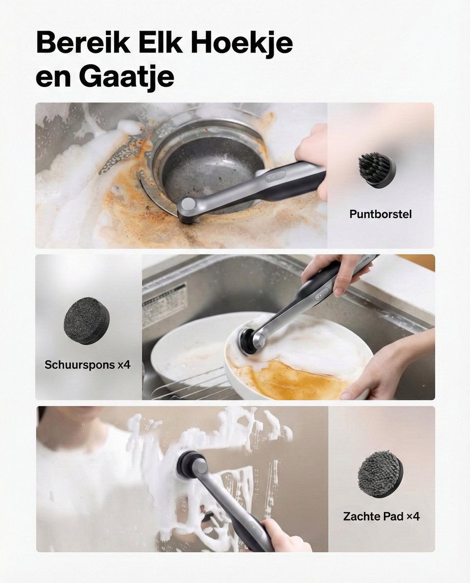 Cordless Spin Scrubber - Wand