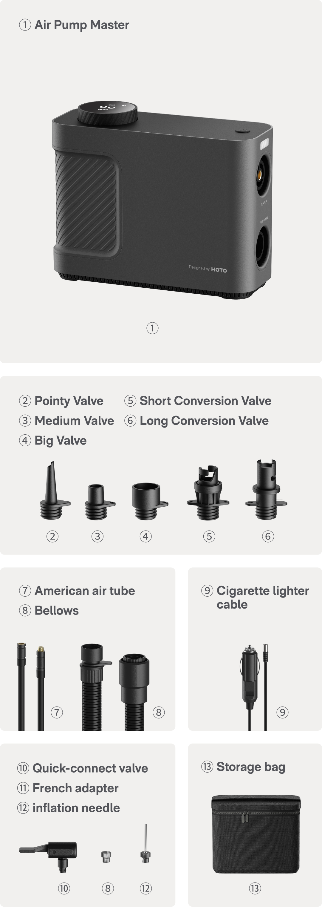 Master - Portable Air Pump & Compressor - 10.3 BAR