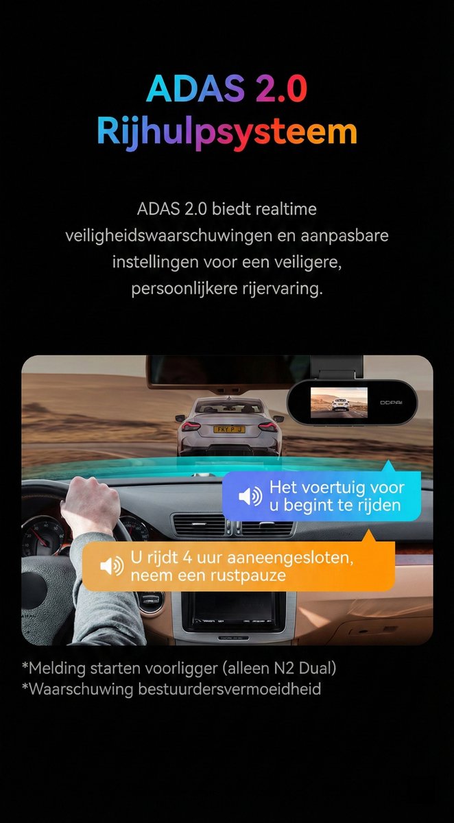 N2 Dual Dashcam - 2K