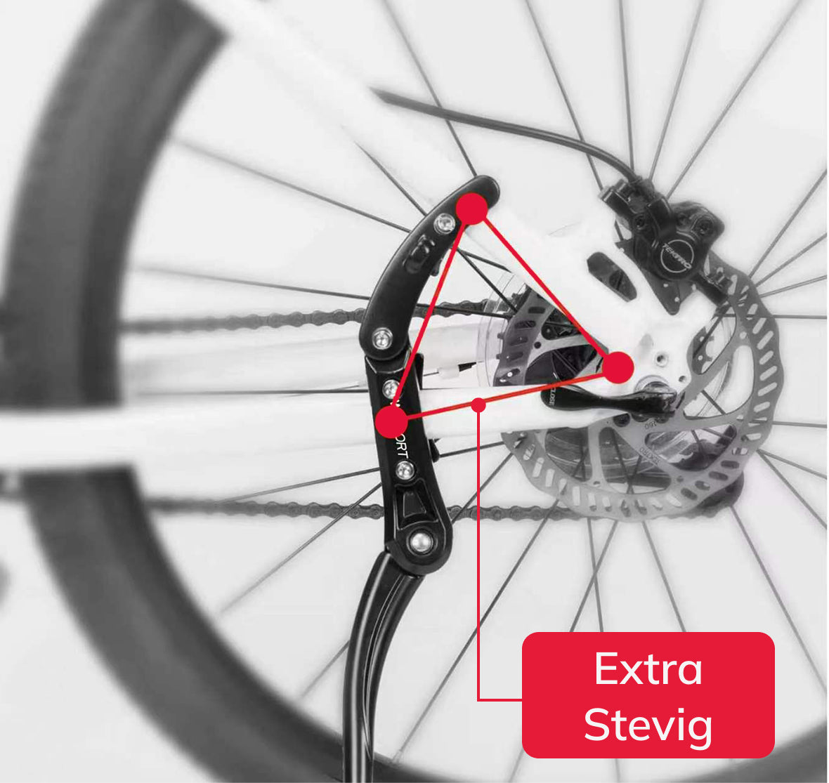 Fahrradständer 24-29 Zoll - Seitenständer