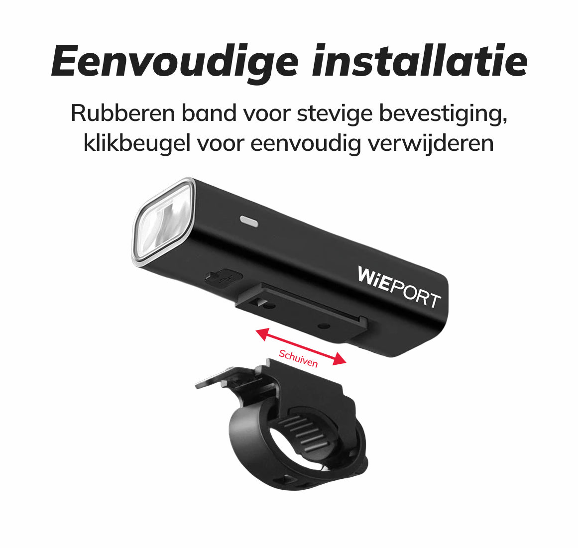 LED Fahrradlicht - 800 Lumen - Wiederaufladbar - IPX6 Wasserdicht