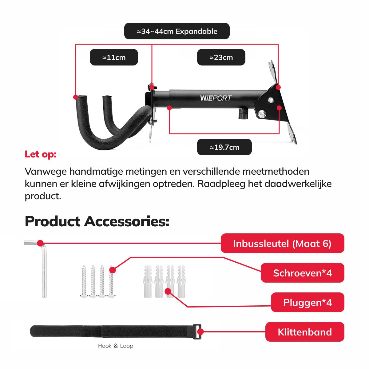 Fiets Ophangsysteem Muurbeugel