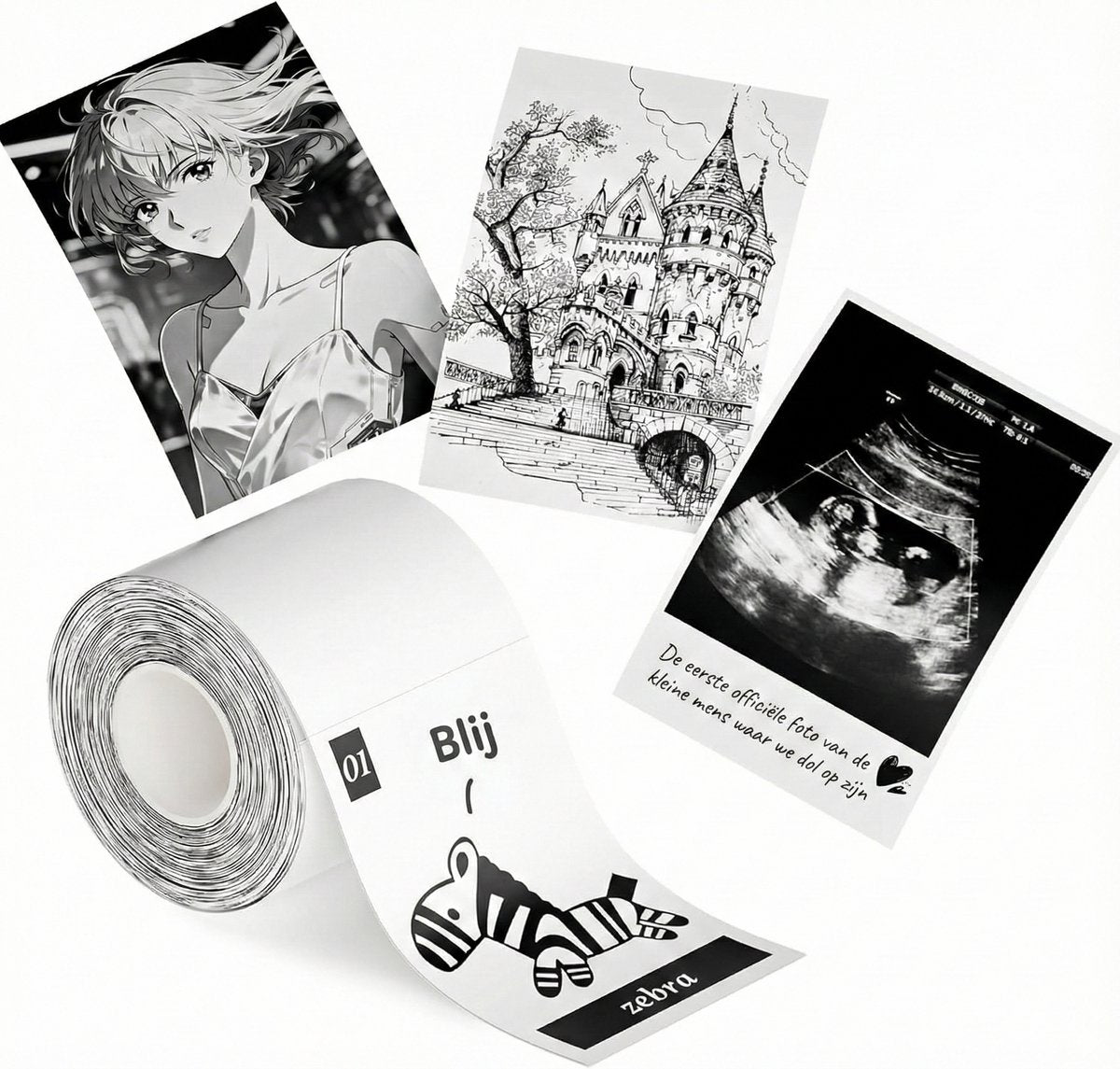 Labels - 54x80mm - Wit