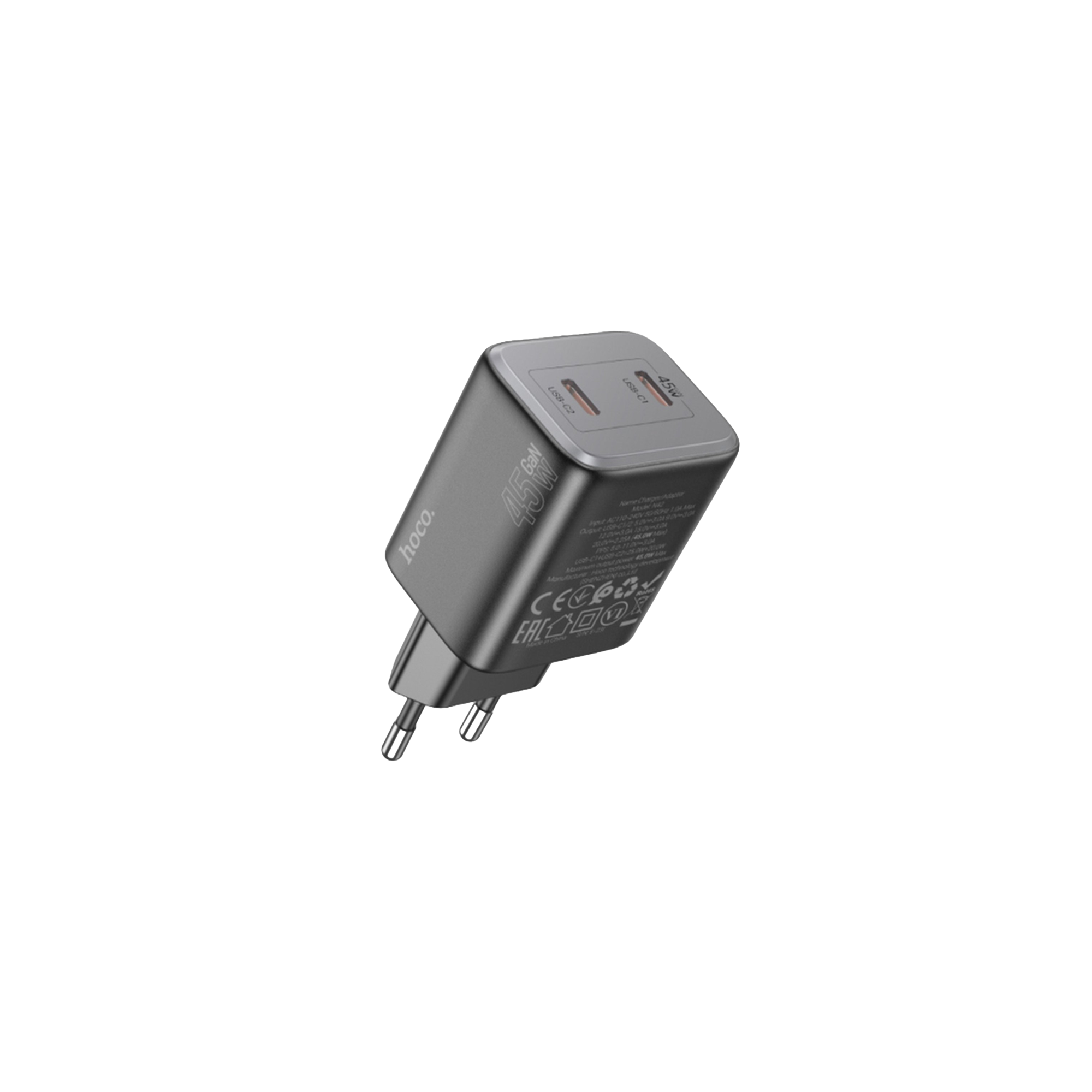 45W fast charger - Double USB-C