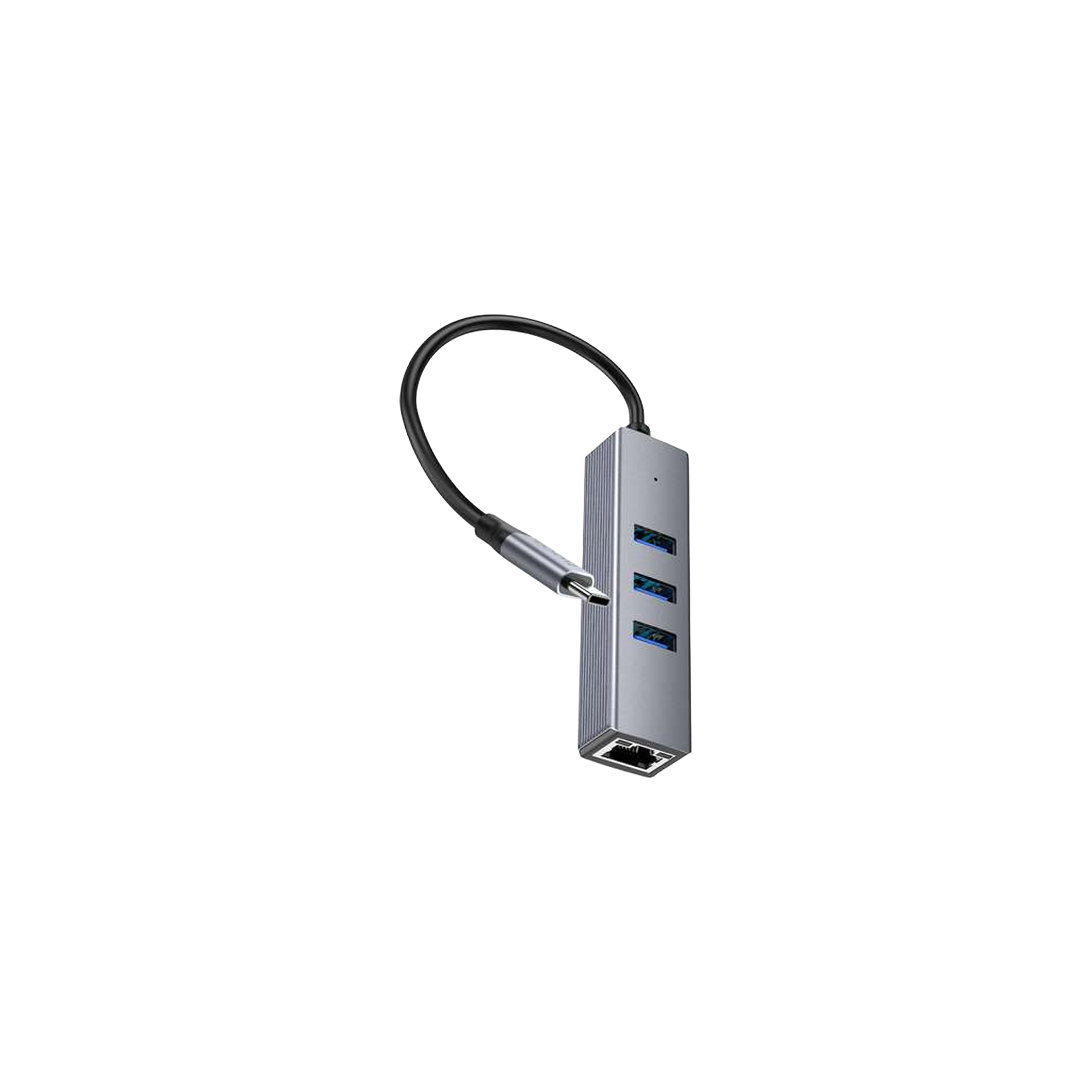 USB-C zu RJ45 Ethernet Hub - Mit 3x USB-Anschlüssen