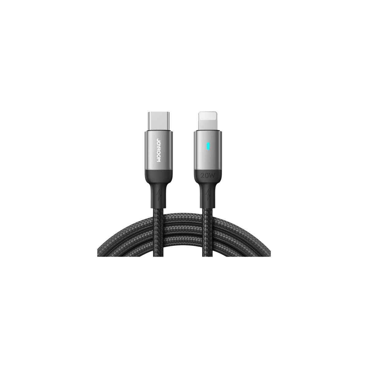 Joyroom USB C to Lightning Cable 2 Meters - Fast Charger for iPhone 20W - Black