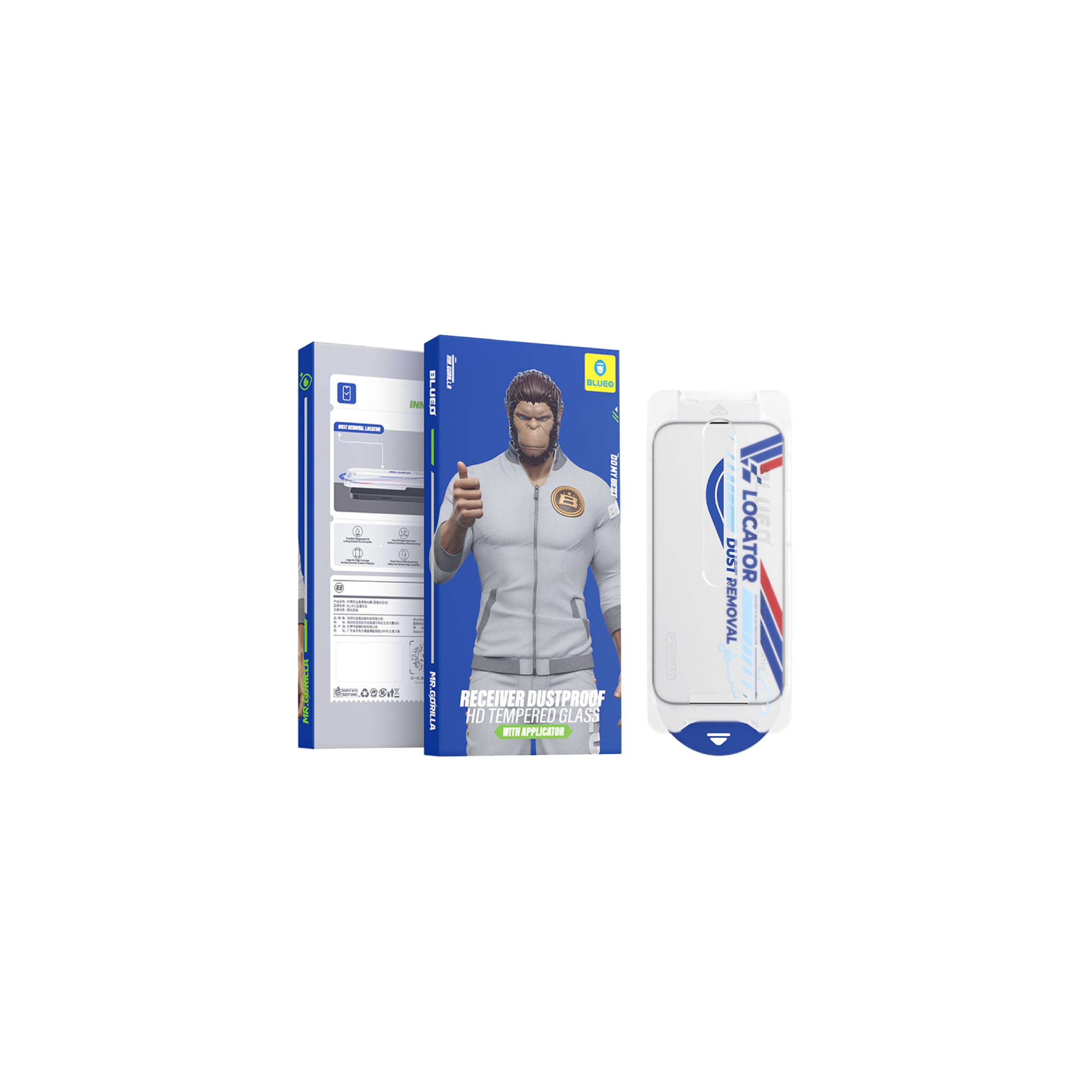 iPhone glass screen protector with applicator