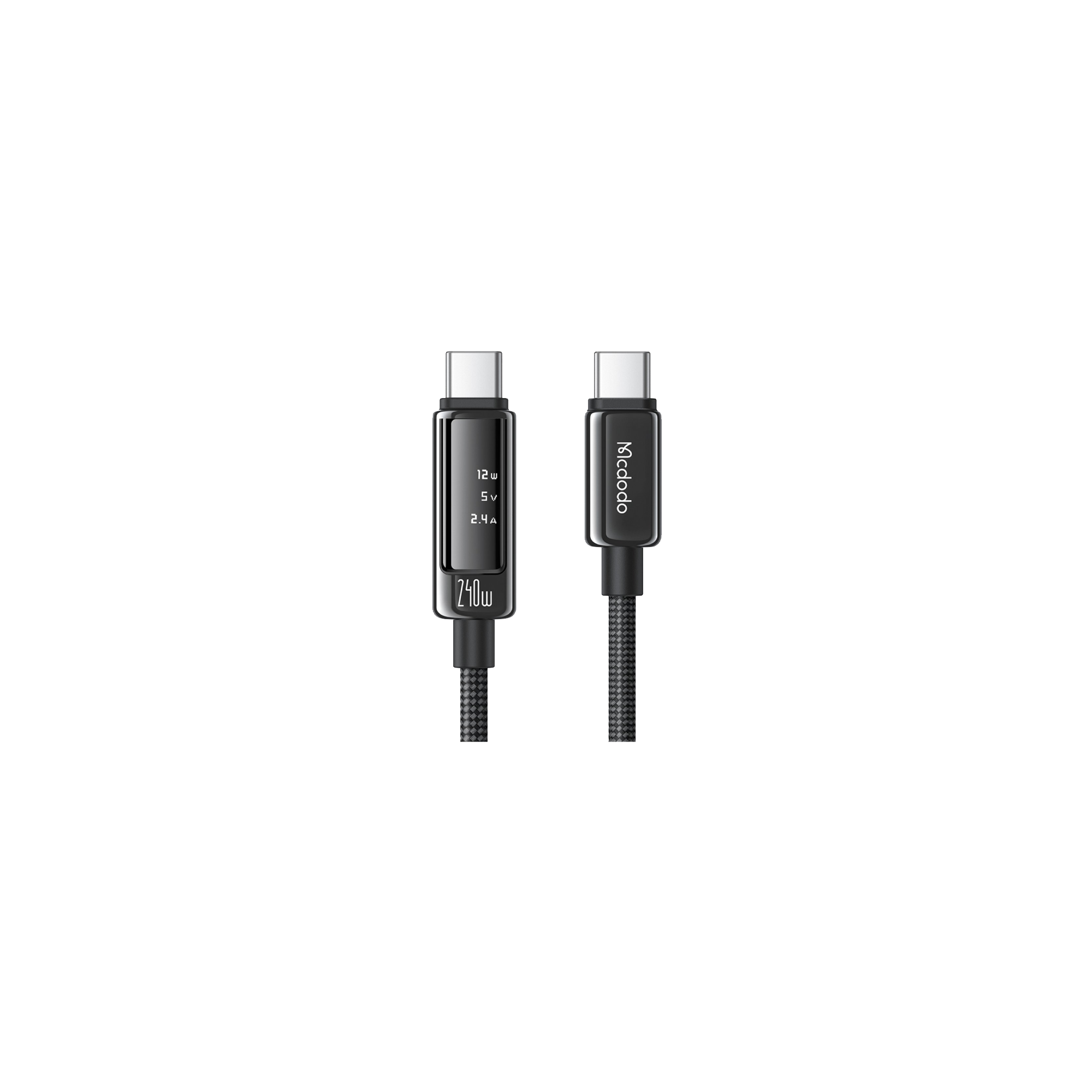 Cable USB-C to USB-C 240W with OLED Display - 1.2M