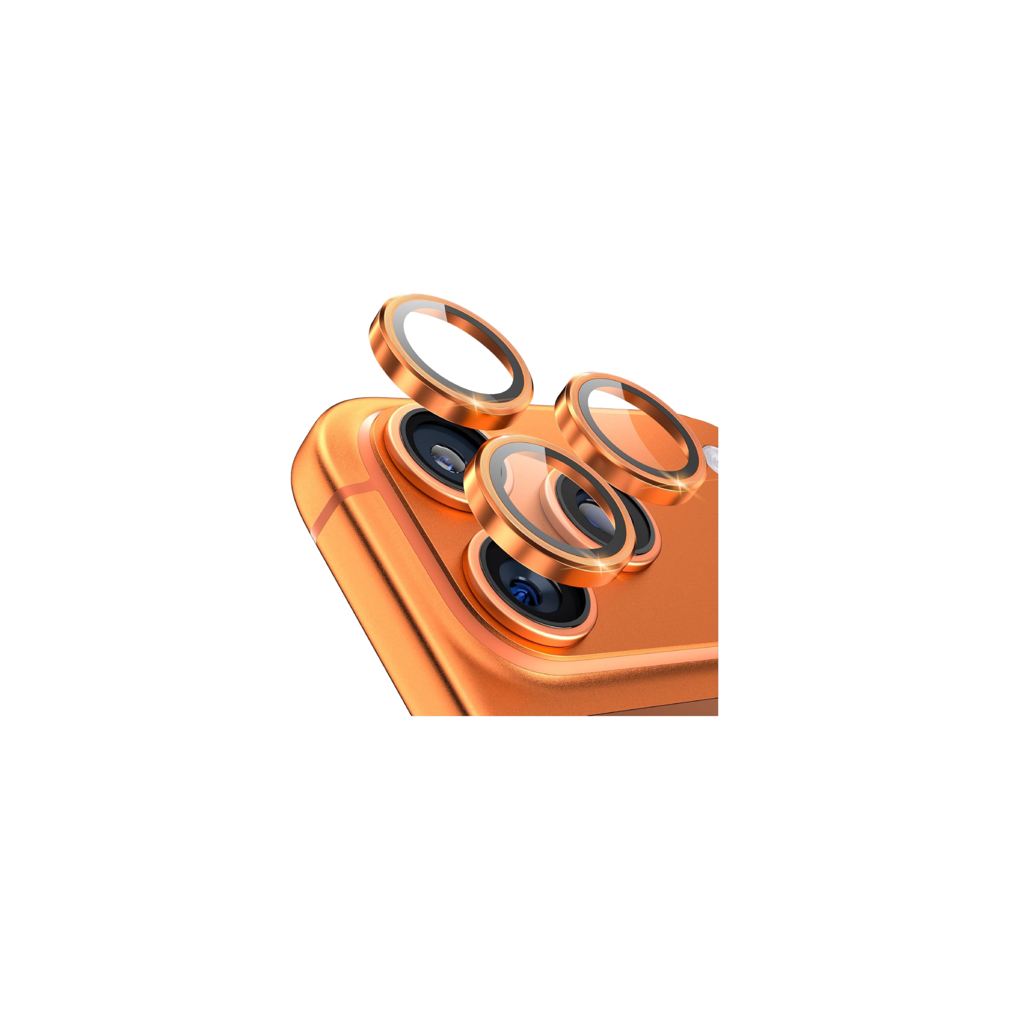 Glass lens protector - iPhone 17 Pro / Pro Max - Orange