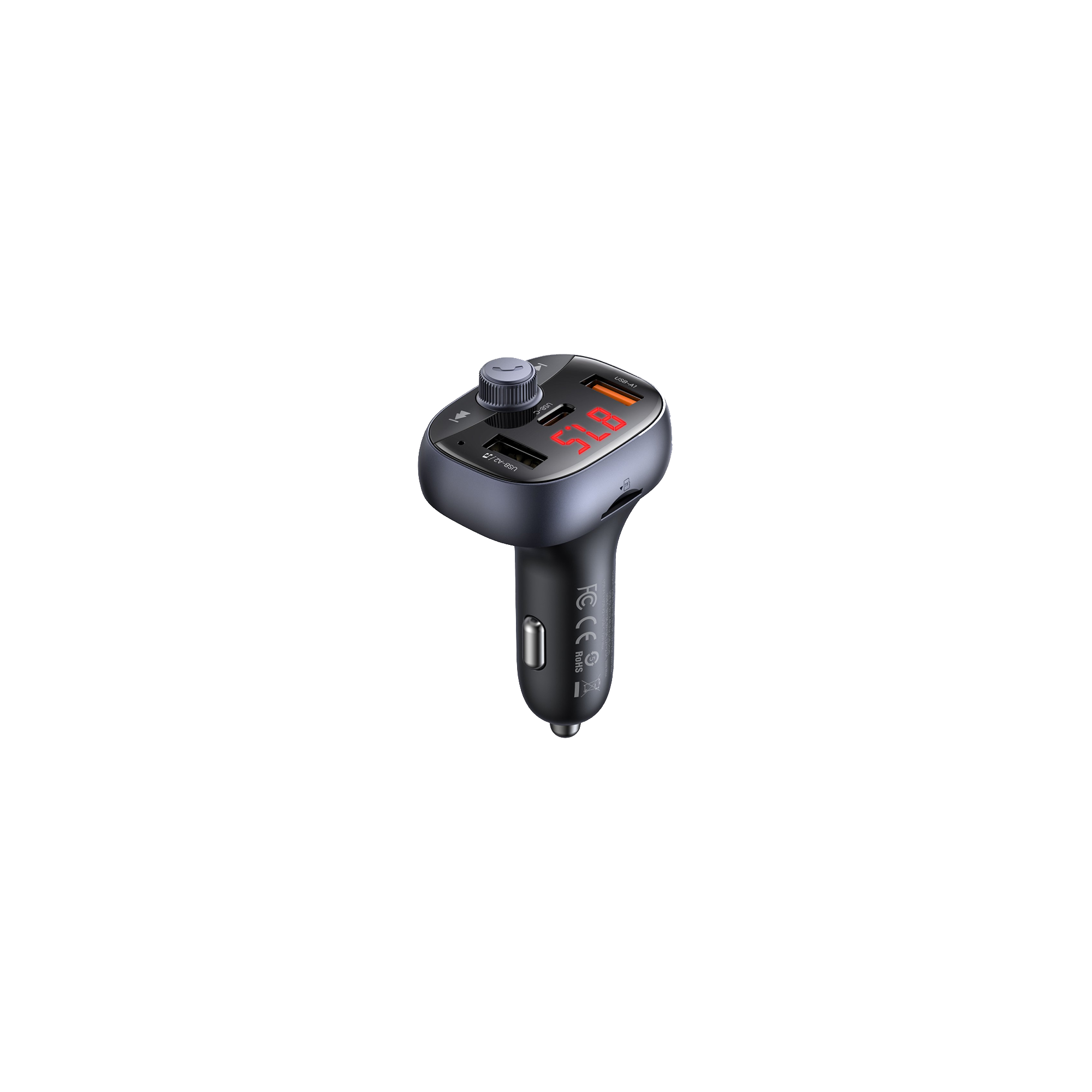 Car FM Transmitter - Micro SD - 72W Fast Charger