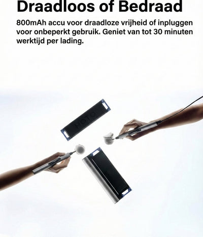 HOTO SnapBloq - Mini Roterende Tool - Graveerpen - 22.000 RPM - 38 Accessoires - Draadloos