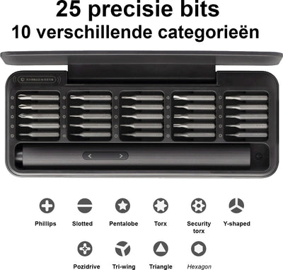 Pro - Elektrische Schroevendraaier Set
