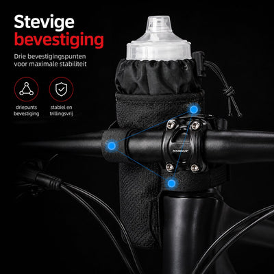 Wieport Bike Bottle Holder Handlebar - Universal with Velcro
