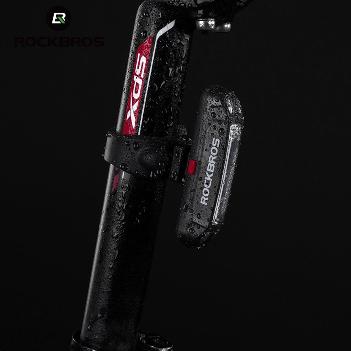 Bike Back Light - Rechargeable - 100 Lumen - IPX6 Water Resistant