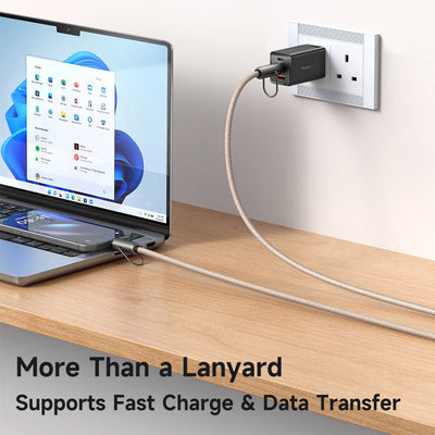 Phone Lanyard with USB-C to Lightning