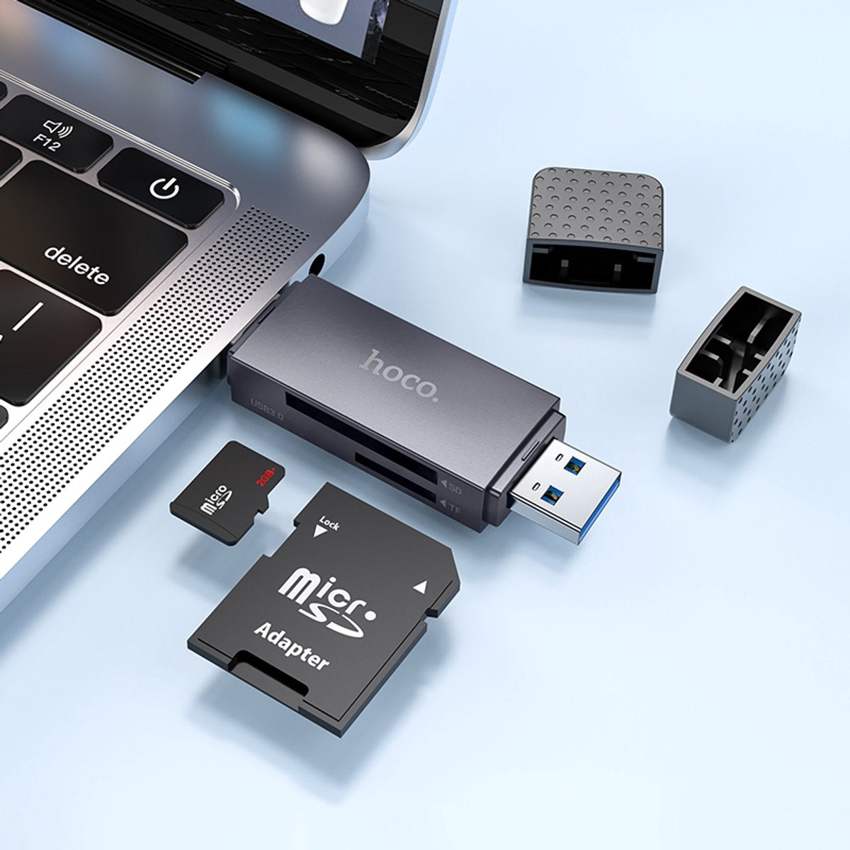 2in1 SD Kaartlezer USB C & USB 3.0
