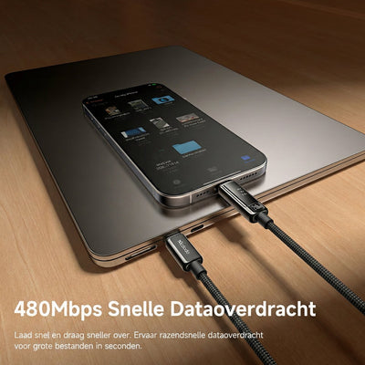 Cable USB-C to USB-C 240W with OLED Display - 1.2M