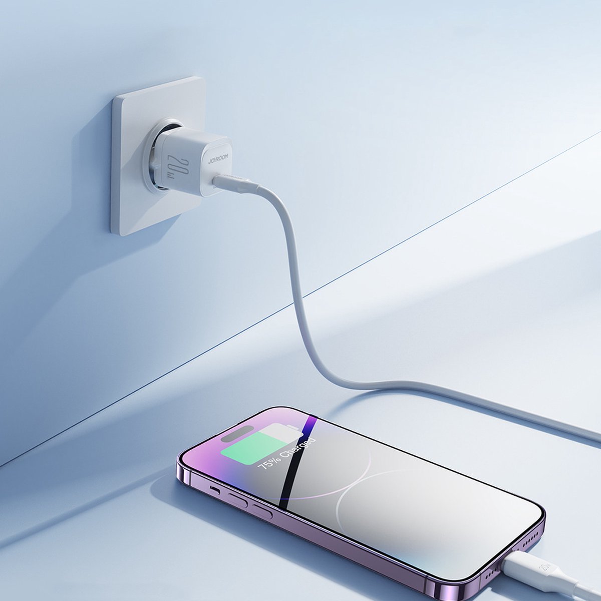 Joyroom 20W mini oplader - USB-C poort - Wit