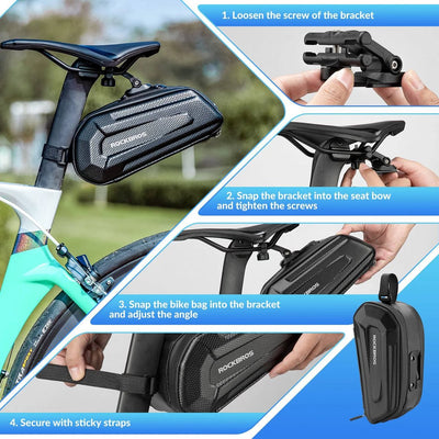 Bike Saddle Bag for Mountain & Racing Bikes - 1.8 Liter