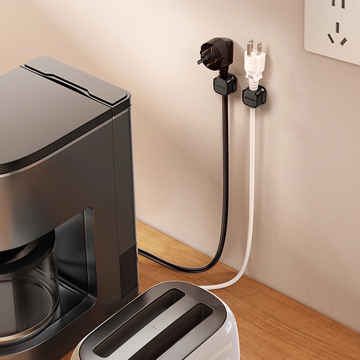 Cable organisers - Magnetic - Black