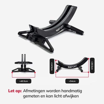 Wieport Fietsstandaard - Verstelbaar & Universeel voor Racefiets, MTB, Stadsfiets - Niet voor E-bikes