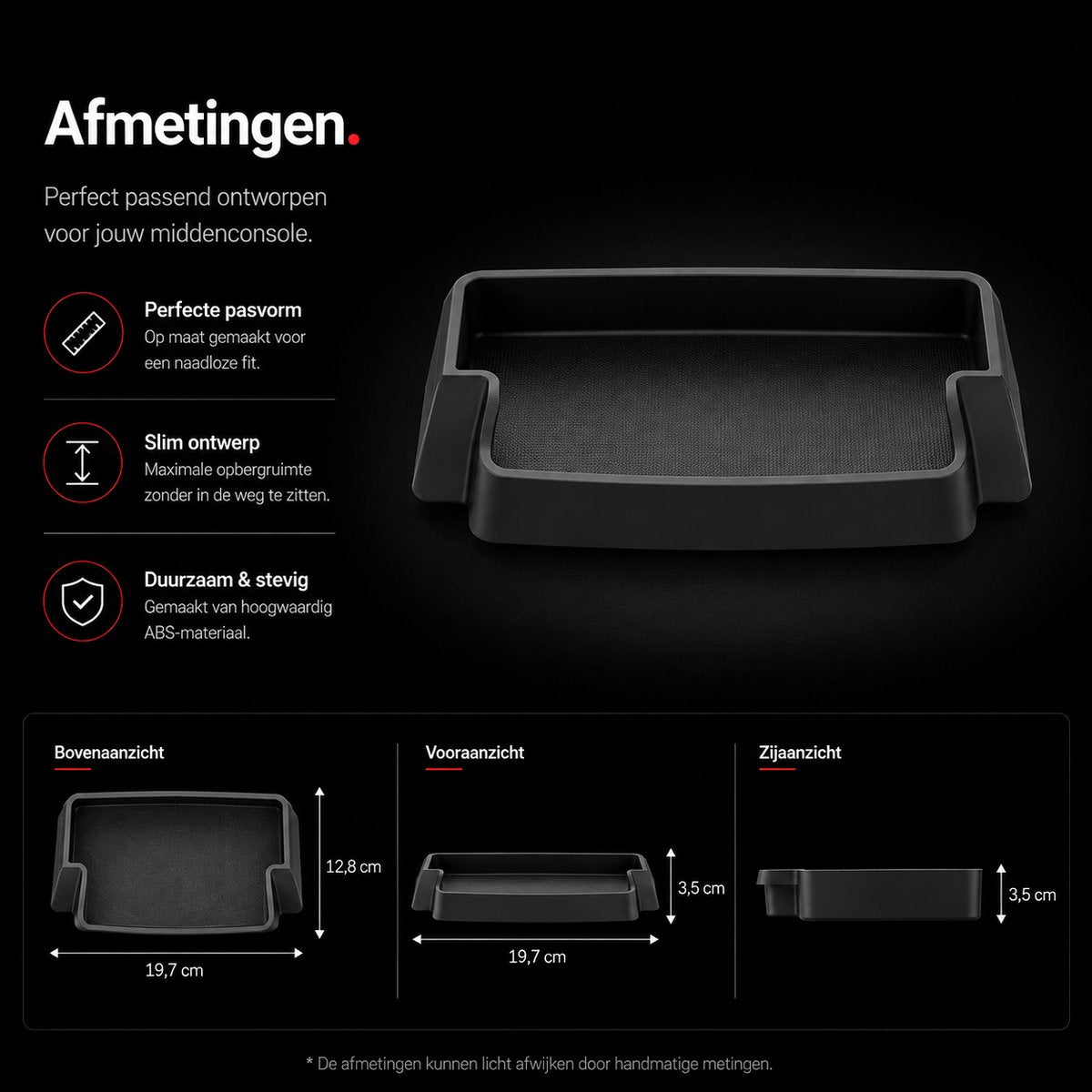 Wieport Sonnenbrillenhalter Organizer Modell 3 Highland (2024+) - Schwarz