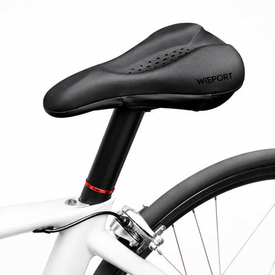 Wieport Zadelhoes Gel - MBT Racefiets - Memory Foam met Regenhoes