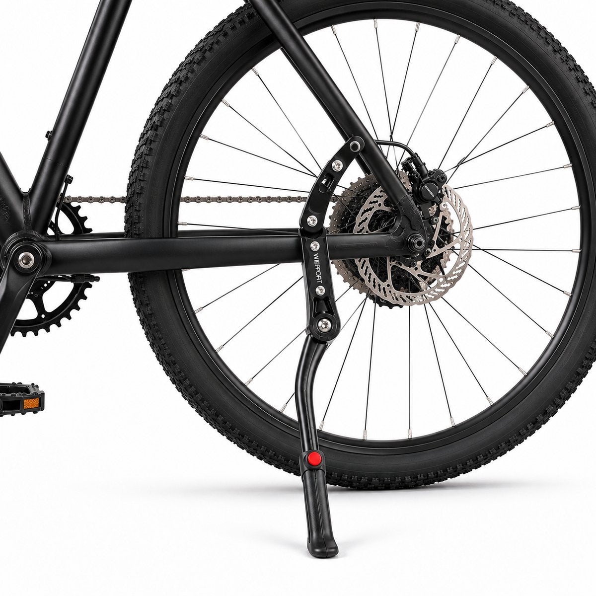 Wieport Bicycle Stand 24 to 29 Inch - Aluminum - Adjustable - Black