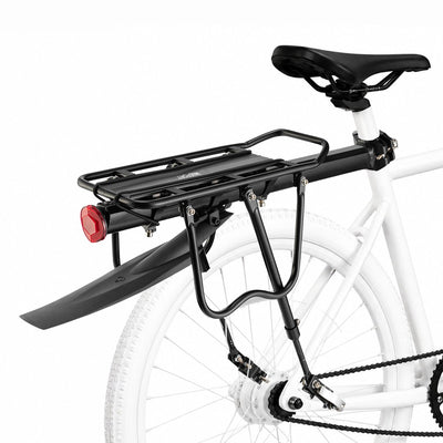 Wieport Fietsbagagedrager Mountainbike 24-29 inch - Zwart met Spatbord en Reflector