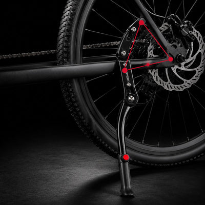 Wieport Bicycle Stand 24 to 29 Inch - Aluminum - Adjustable - Black